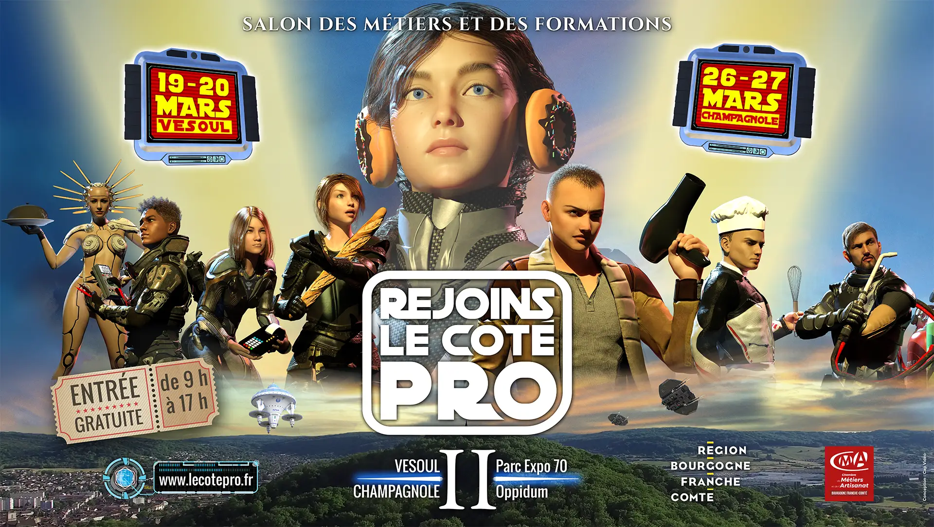 Affiche du Salon Rejoins le Côté Pro