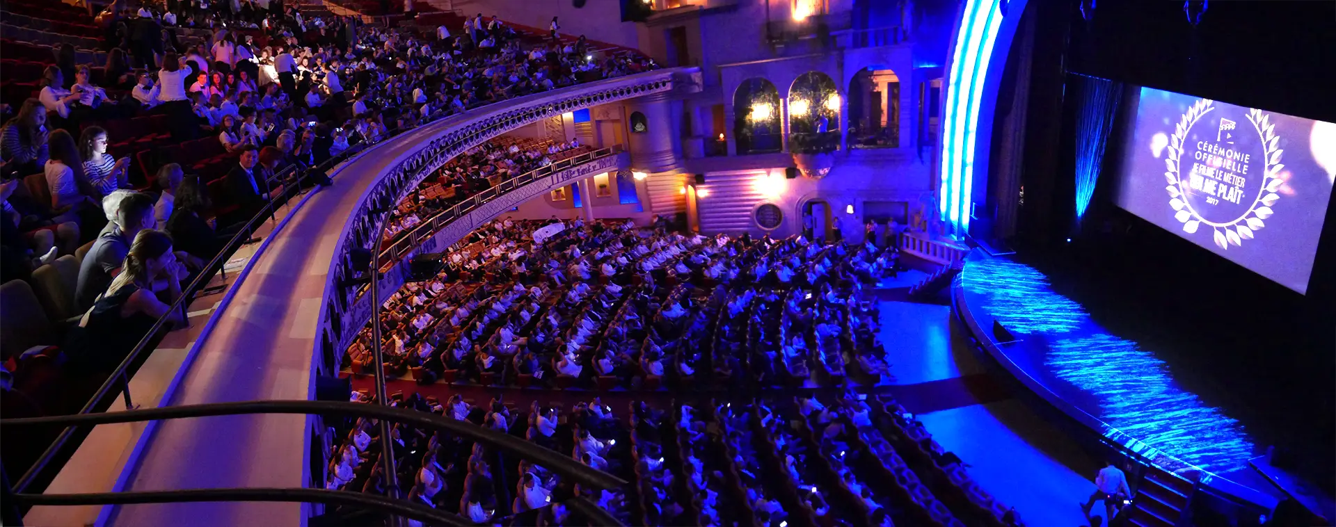 La plus grande salle d'Europe accueille la cérémonie de remise des prix au Grand Rex de Paris