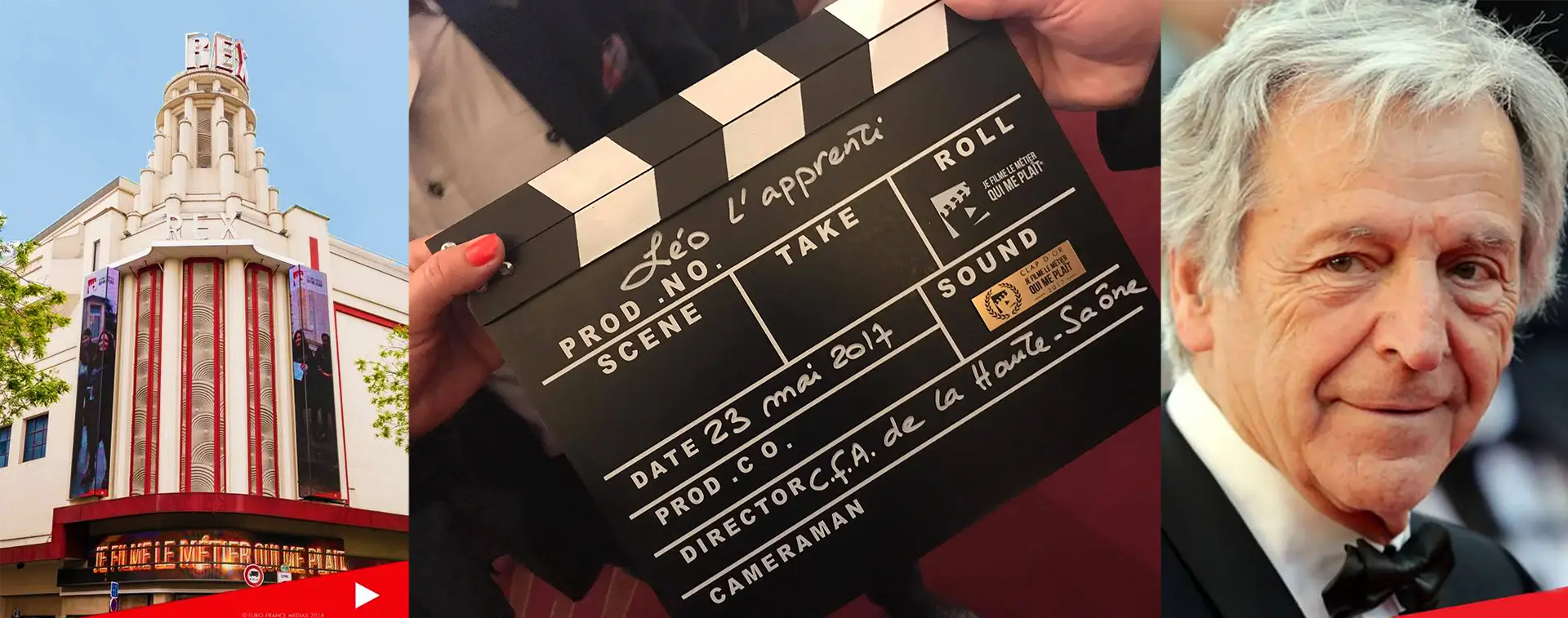 L'équipe du film vient assister à la cérémonie au Grand Rex de Paris